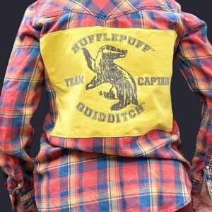 Custom Plaid Quidditch Team Captain Shirt